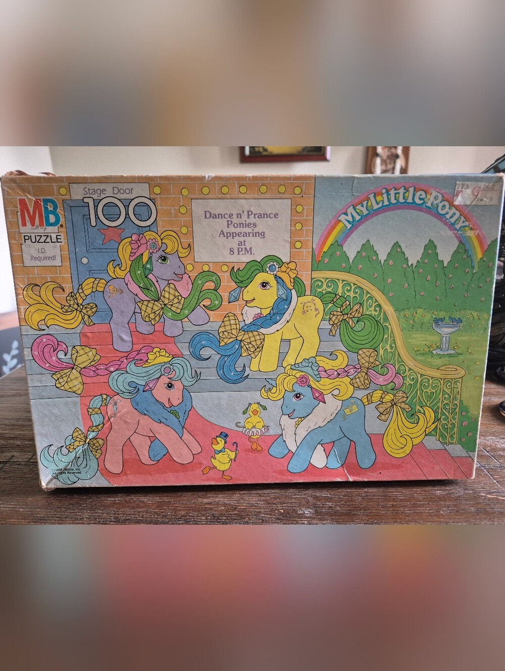 Vintage 1989 My Little Pony Dance 'n Prance Theater Puzzle 100 Pieces
